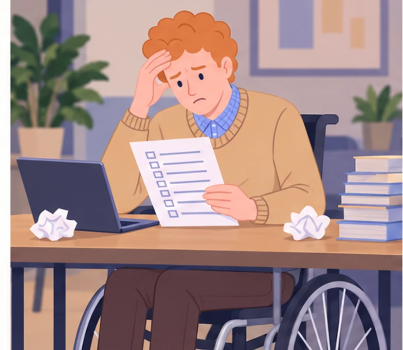 Olek tensely follows the checklist and loses his sense of autonomy.