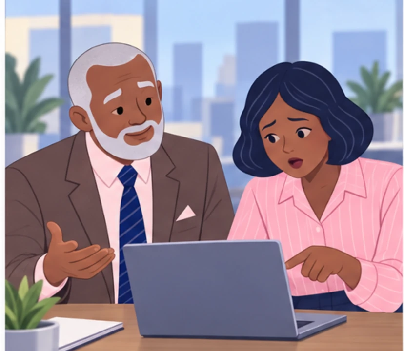 Samuel, Nia in panel 1 of It’s not culture. It’s negotiation..