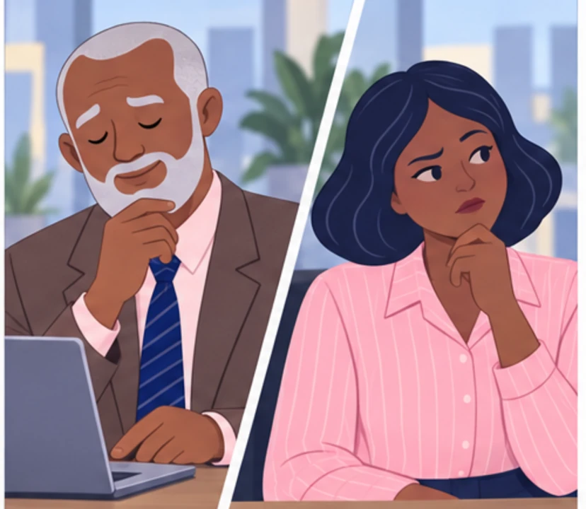 Samuel, Nia in panel 2 of It’s not culture. It’s negotiation..