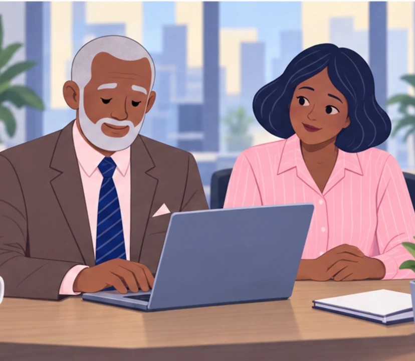 Samuel, Nia in panel 5 of It’s not culture. It’s negotiation..