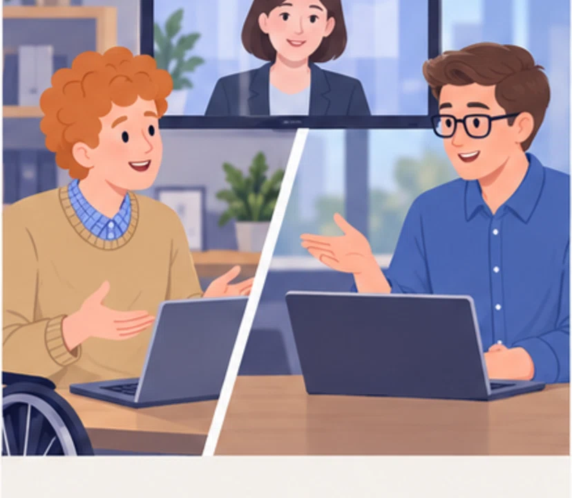 Zofia, Olek, Jonas in panel 1 of New boss, new rules.