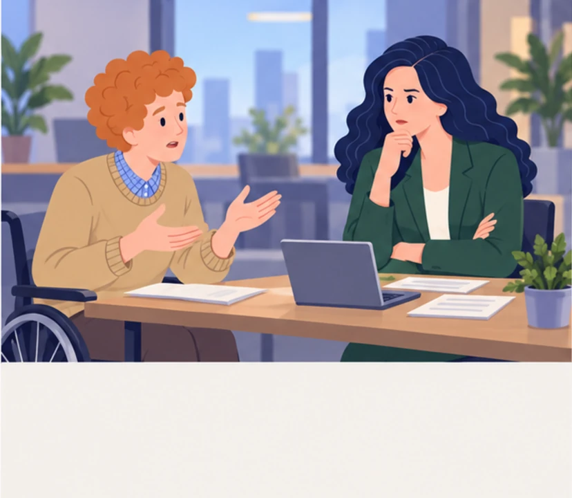 Zofia, Olek, Jonas in panel 4 of New boss, new rules.