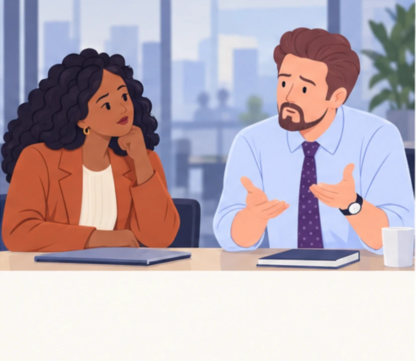 Nia, Marek, Zofia in panel 2 of Zofia, or should I keep it formal?.